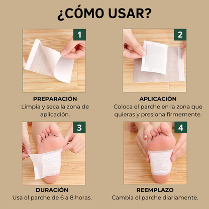 PARCHES DESINTOXICANTES CON FÓRMULA NATURAL