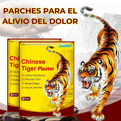 PARCHES DEL TIGRE PARA EL ALIVIO DEL DOLOR CON FÓRMULA NATURAL