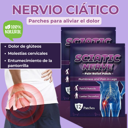 PARCHES PARA EL NERVIO CIÁTICO CON FÓRMULA NATURAL