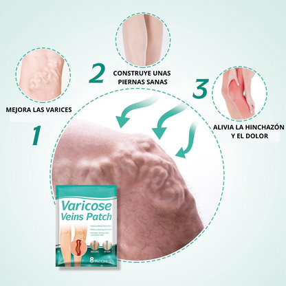 PARCHES PARA ELIMINAR VARICES CON FÓRMULA NATURAL