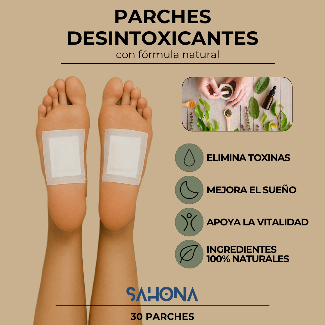 PARCHES DESINTOXICANTES CON FÓRMULA NATURAL
