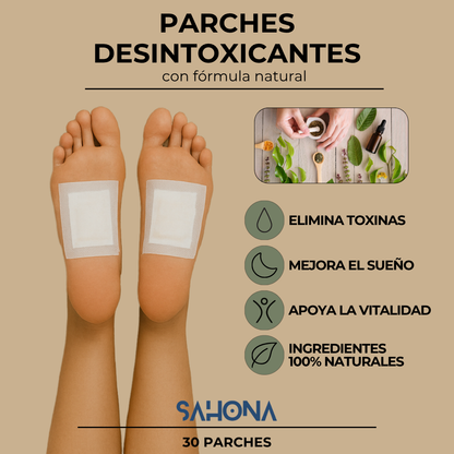 PARCHES DESINTOXICANTES CON FÓRMULA NATURAL