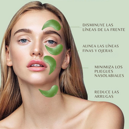 PARCHES DE OJOS DE ALOE VERA CON ÁCIDO HIALURÓNICO